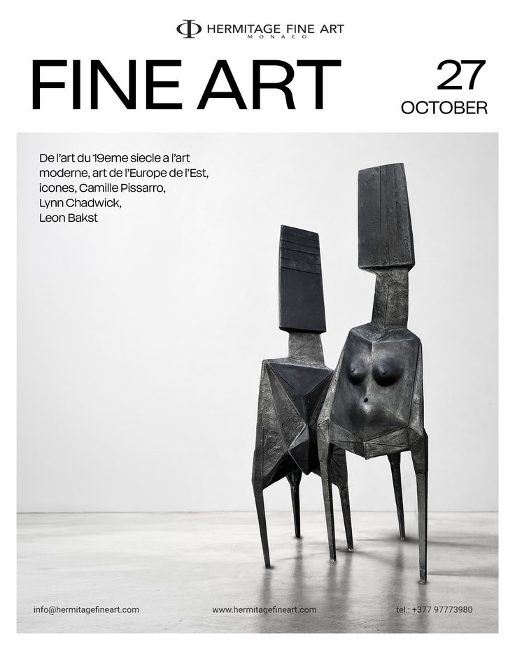 FINE ART: from 19th Century to Modern Art, Eastern European Art, Icons, Camille Pissarro, Lynn Chadwick, Leon Bakst