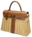 HERMES 
PICNIC KELLY 35 
Handag Wicker and Barenia leather, Palladium hardware, 2012