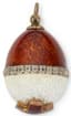 SET OF FOUR 'EASTER EGGS' SILVER-GILT ENAMEL AND GEMS PENDANTS