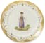 GARDNER RUSSIAN PORCELAIN PLATE, 19TH CENTURY