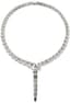 BVLGARI 
14.74 CT DIAMOND 18K WHITE GOLD SERPENTI VIPER NECKLACE
