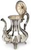 LOUIS XV SILVER COFFEE POT JAG
Silversmith Alphonse Debain (1883-1911), late 19th century