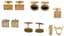 SET OF 5 PAIRS OF CUFFLINKS