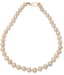 PEARL NECKLACE, 18K YELLOW GOLD CLASP