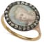 ANTIQUE MINIATURE AND DIAMOND RING, 19TH CENTURY
