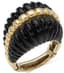 VINTAGE YELLOW GOLD AND BLACK ONYX COCKTAIL RING, CIRCA 1960–1970