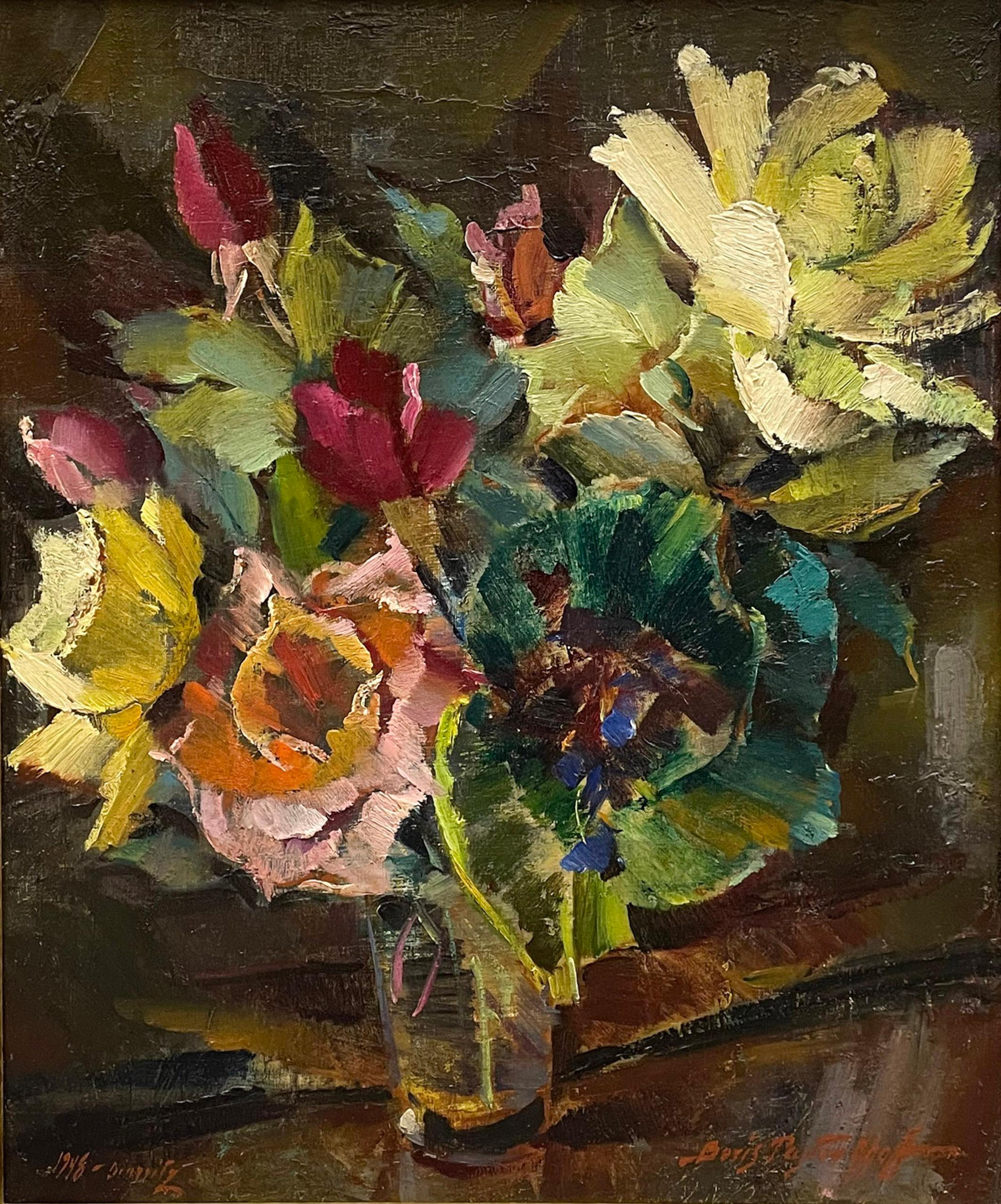BORIS PASTOUKHOFF (1894-1974) Bouquet of flowers in a vase