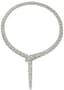 BVLGARI 
14.74 CT DIAMOND 18K WHITE GOLD SERPENTI VIPER NECKLACE
