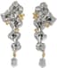 GIRONA PRIVE 
PAIR OF 18K WHITE GOLD AND 8 CT. NATURAL DIAMOND DROP EARRINGS (WITH CERTIFICATE)