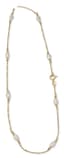 18K GOLD NECKLACE WITH PEARL
