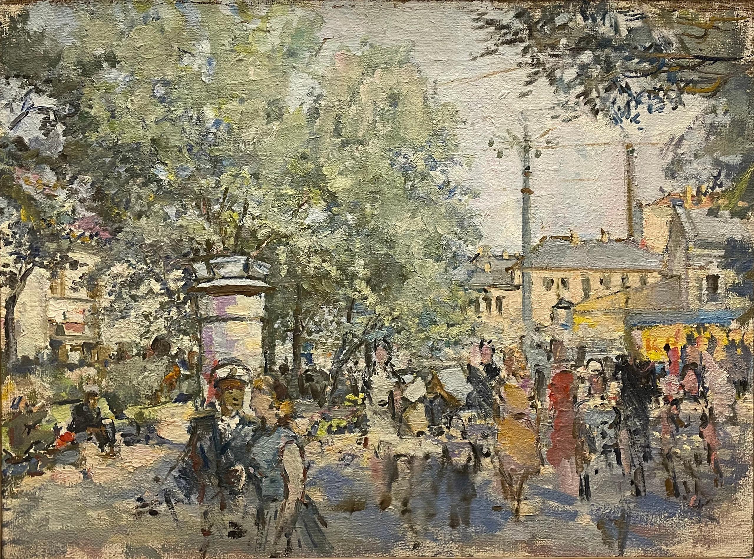 VASSILI GRIGORIEV (1895-1982) Festivities on Suvorov Boulevard