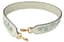 **FENDI 
SHOULDER  STRAP WHITE PYHTON LEATHER, BLUE EMBRODERY AND STRASS 
labelled 'Fendi Roma', made in Italy