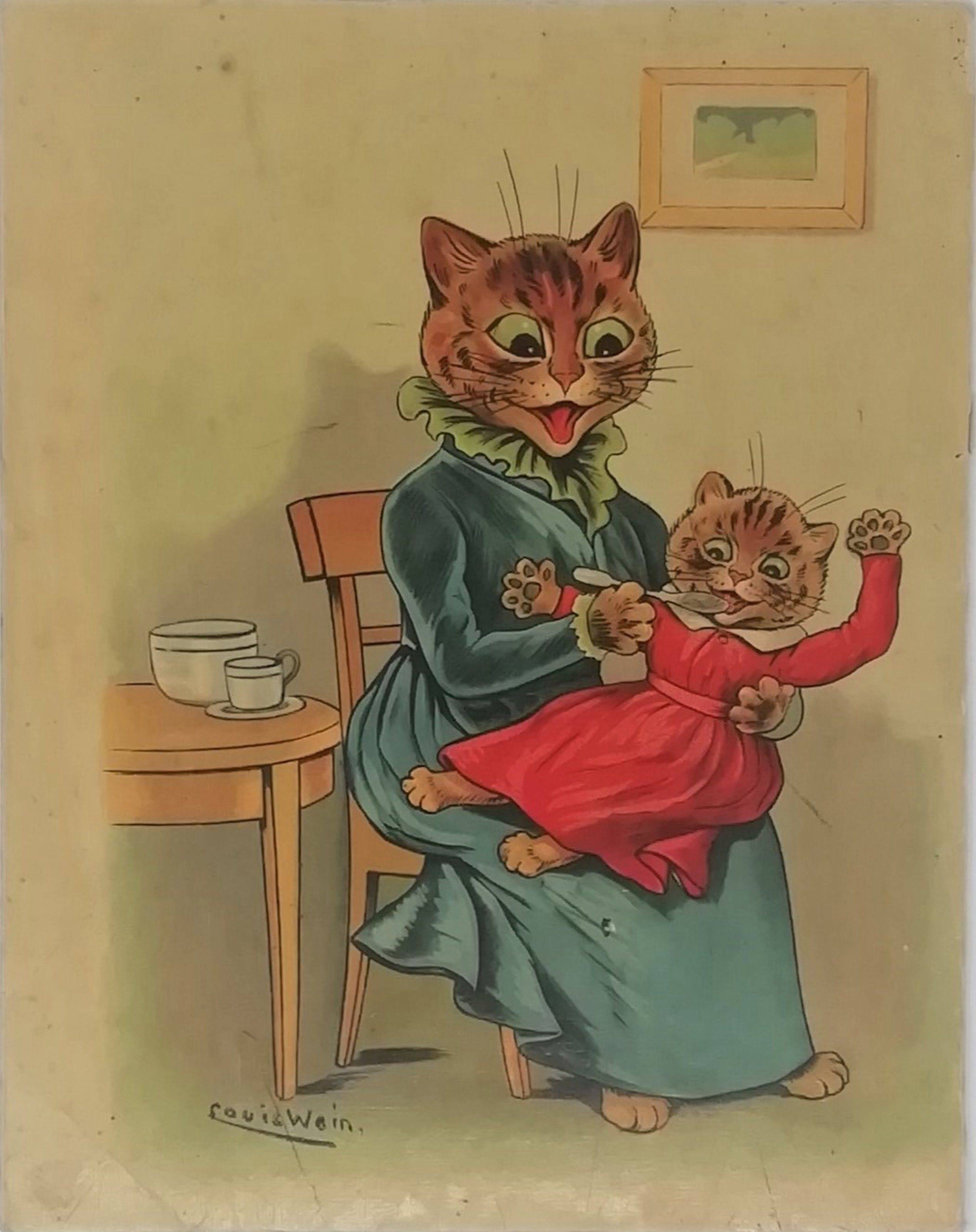 Louis Wain 1860 1939 The World Of Cats