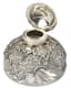 [FROM THE ESTATE OF ELIZAVETA DEMIDOVA-OBOLENSKAYA]
VICTORIAN STERLING SILVER AND CARVED CRYSTAL INKWELL
Mark of William Comyns, London, 1894