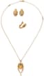 MAGERIT 'ATLANTIS' 
SET OF 18K YELLOW GOLD, DIAMOND AND TOURMALINE NECKLACE, EARCLIPS AND RING