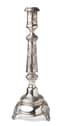 MOSZEK PRINCENTHAL SILVER SHABBAT CANDLESTICK, EARLY 20TH CENTURY