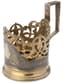RUSSIAN SILVER GLASS HOLDER, 1954-1958