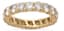 18K YELLOW GOLD DIAMOND WEDDING BAND