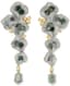 GIRONA PRIVE 
PAIR OF 18K WHITE GOLD AND 8 CT. NATURAL DIAMOND DROP EARRINGS (WITH CERTIFICATE)