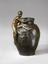 AUGUSTE LEDRU (1860-1902)
FOUNDRY THIEBAUT FRERES (1844 - 1926)
Art Nouveau bronze dark and light brown patina jug