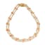 18K GOLD DOUBLE STRAND NECKLACE WITH ANGEL SKIN CORAL AND CULTURED PEARLS