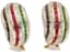 18K YELLOW GOLD, DIAMOND, RUBY, SAPPHIRE, EMERALD EAR CLIPS