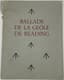 OSCAR WILDE (1850-1900)
BALLADE DE LA GEÔLE DE READING [THE BALLAD OF READING GAOL]
LIMITED EDITION. 1942. 1 VOLUME. IN FRENCH.
CARLO PELLEGRINI (1839-1889)
‘OSCAR’, 1884
1 COLOUR CHROMOLITHOGRAPH.