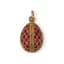 SET OF FIVE ‘EASTER EGGS’ SILVER-GILT ENAMEL PENDANTS