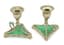 PAIR OF SILVER BEDSIDE CANDLESTICKS WITH MALACHITE
Unknown master, Russia, Moscow, 1822-1855