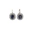 SAPPHIRE AND DIAMOND EARRINGS
