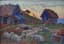 ANATOLY KAIGORODOV (1878-1945)
Summer landscape with resting sheep
