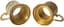 PAIR OF SOVIET METAL AND ENAMEL TEA GLASS HOLDERS
Leningrad Jewellery Factory, 1958