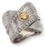 18K WHITE GOLD AND DIAMOND RING
