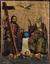 AN ICON 'TRINITY OF THE NEW TESTAMENT'
Jerusalem, second half of the 19th century