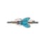 TURQUOISE BEE BROOCH