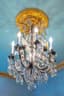LOUIS XV STYLE BRONZE AND CRYSTAL CHANDELIER
PARIS, 20TH CENTURY