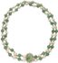 COLLIER VINTAGE RAS DE COU DE PERLES, DE PERLES DE NEPHRITE ET FERMOIR EN OR JAUNE 18K