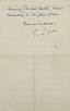 SIGNAC (PAUL). 1863-1935.
Autograph letter signed to art critic André Warnod (Paris).

SIGNAC (PAUL). 1863-1935.
Lettre autographe signée au critique d’art André Warnod (Paris).