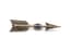 FABERGÉ 2 CT. SAPPHIRE AND 4.5 CT. DIAMOND ARROW-SHAPED BROOCH
Workmaster Stephan Wakeva, St Petersburg, before 1889