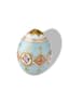 PORCELAIN EASTER EGG DECORATED WITH ROSES IN MEDALLIONS ON A PASTEL BLUE BACKGROUND
Imperial Porcelain Factory, St. Petersburg, Early 20th Century