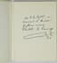 EMMANUEL LOOTEN (1908-1974), AUTOGRAPH
LUCIO FONTANA (1899-1968)  
Vers le point Omega [Towards the Omega point] 'Concetto spaziale' by Lucio Fontana on the cover. Paris, Jean Grassin Éditeur, 1963