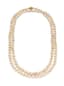 14K GOLD CLASP PEARL NECKLACE