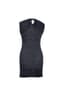 CHANEL BY KARL LAGERFELD CIRCA 2000S
Black knit transparent summer dress with decorative CC rear button