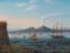ITALIAN SCHOOL, 20th CENTURY
A pair of views of the bay of Naples with the eruption of Vesuvius