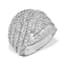 DOME GOLD AND DIAMOND RING