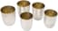 FIVE RUSSIAN TRAVEL STACKING SILVER BEAKERS / VODKA SHOT BEAKERS
Olsonius Johan Ferdinand, St Petersburg, circa 1870-1891