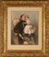 ATTRIBUTED TO VLADIMIR IVANOVIC GAU (1816-1895)
Portrait of a Man with a Girl
