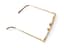 18K YELLOW GOLD AND DIAMOND GLASSES
