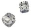 SWAROVSKI ENSEMBLE DE DEUX PAIRES DE DÉS EN CRISTAL COLLECTION ‘GOOD LUCK’