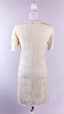 CELINE
Off-white Triomphe mini dress in cotton pointelle